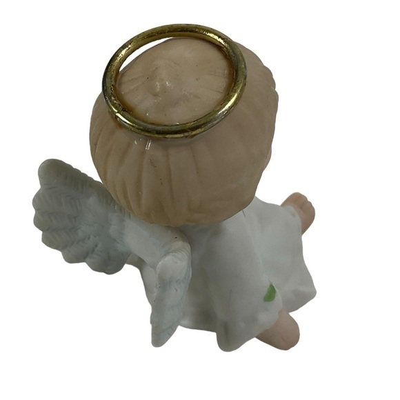 1987 Morehead Enesco Baby Angel Figurine Christmas Decor Vintage approximate 2” - Picture 3 of 9